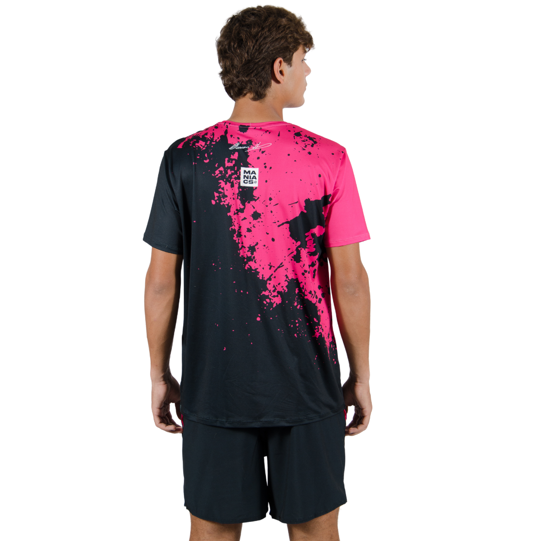 NACHO GUEDEZ 2024 SUMMER MEN SET BLACK / PINK