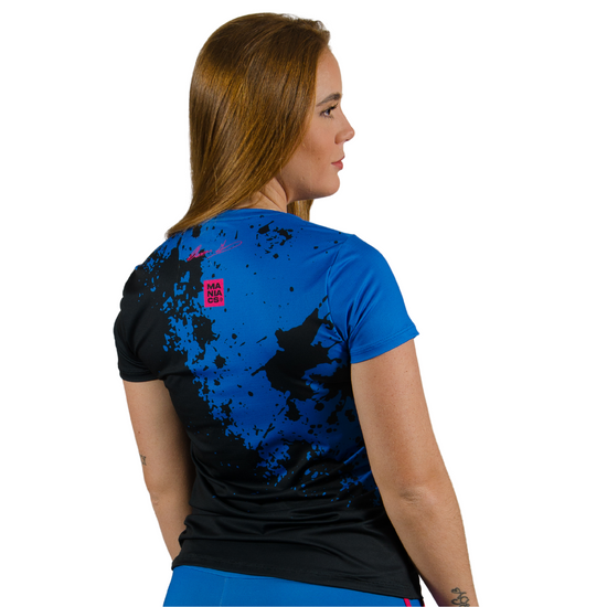 NACHO GUEDEZ 2024 SUMMER WOMEN TSHIRT BLUE / BLACK