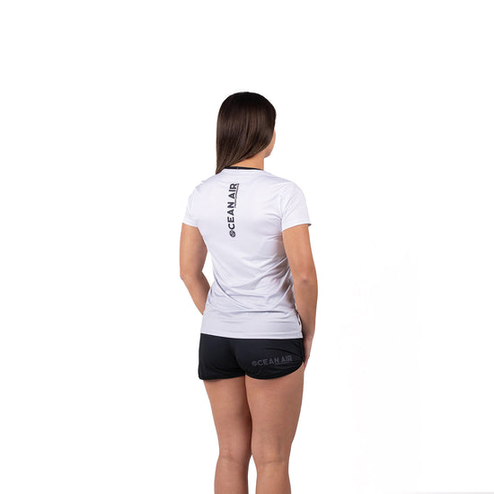 WOMEN ALL SPORT T-SHIRT - WHITE/BLACK