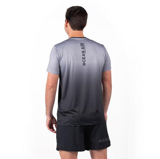 MEN ALL SPORT T-SHIRT - GRAY/BLACK